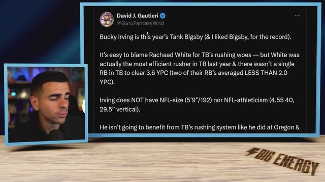 You're Drafting The Wrong Running Backs (Take These 5 Instead) смотреть онлайн