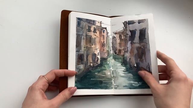 Обзор скетчбука Maxgoodz Travel | Sketchbook Tour