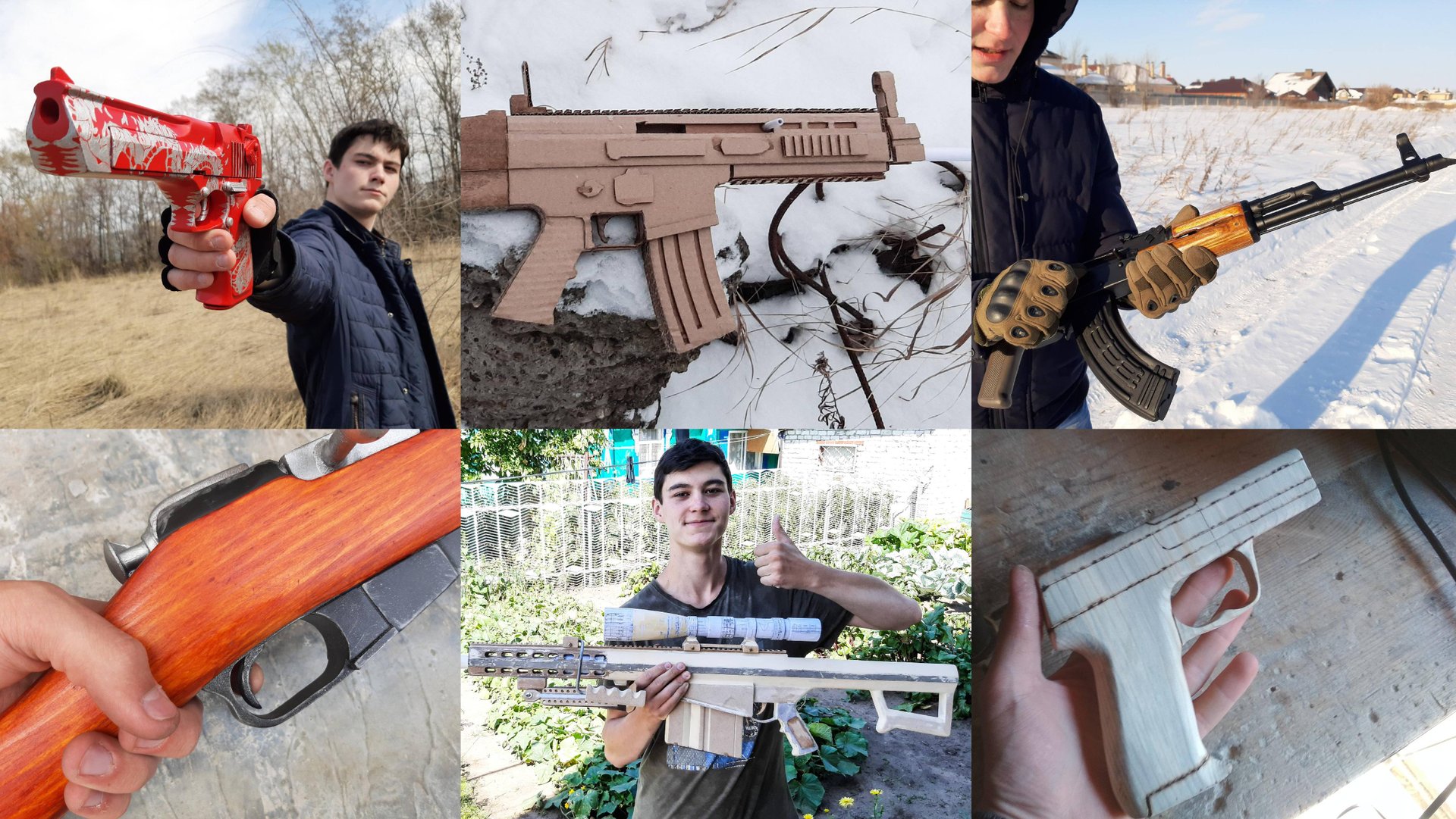 Макеты оружия из Картона, из Бумаги, из Доски, из МДФ, из Фанеры - Какие есть Способы Изготовления? смотреть онлайн