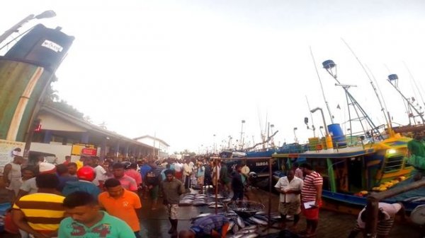 Мирисса, рыбный рынок.