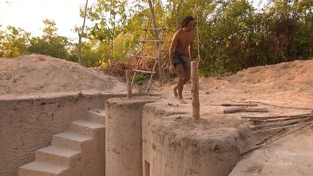 строительство самого современного подземного бассейна и водной горки"@"Mr Heang Update смотреть онлайн