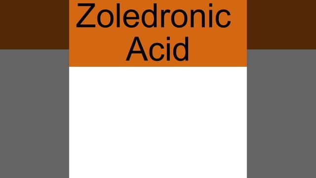 Zoledronic Acid смотреть онлайн