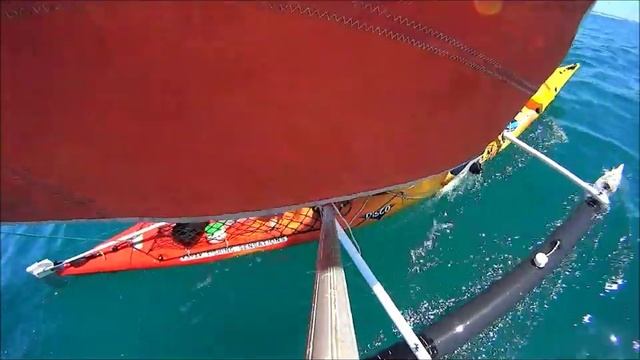 The Discovely V.2. Kayak a vela. Kayak sailing смотреть онлайн