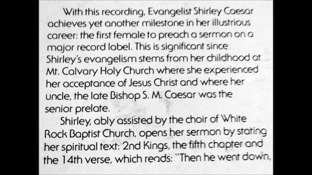 "Go Take A Bath" - Evangelist Shirley Caesar (Sermon: Part 2) смотреть онлайн