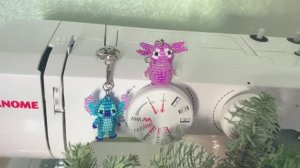 Стич из бисера / Лунтик из бисера / Из бисера своими руками / Объёмное бисероплетение