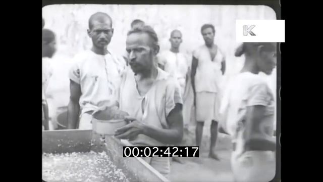 British India, South Indian Prison 1910s, Rare Video .....