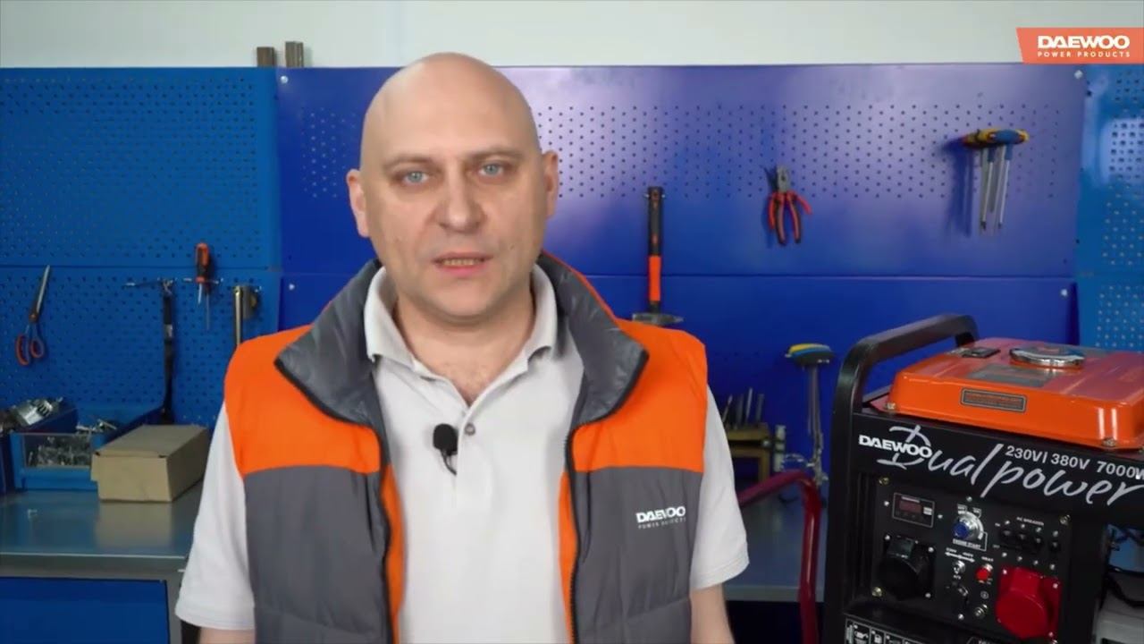 Как правильно обслуживать дизельный генератор DAEWOO смотреть онлайн