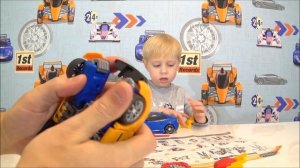 Тоботы Трансформеры: Тобот Титан Урагановый Спин. Распаковка.