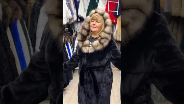Шубы из норки Черный бриллиант смотреть онлайн