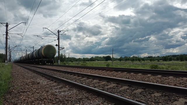 "От стареньких Боингов до новеньких 2ТЭ25КМ" поезда на Варшавском ходу. Сиверская и окрестности смотреть онлайн