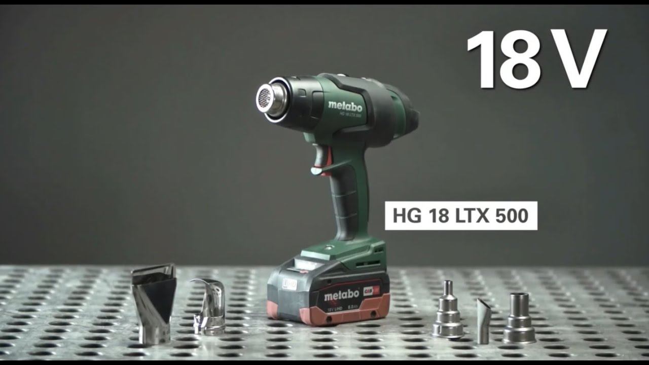 САМЫЙ МОЩНЫЙ АККУМУЛЯТОРНЫЙ ТЕХНИЧЕСКИЙ ФЕН HG 18 LTX 500 смотреть онлайн
