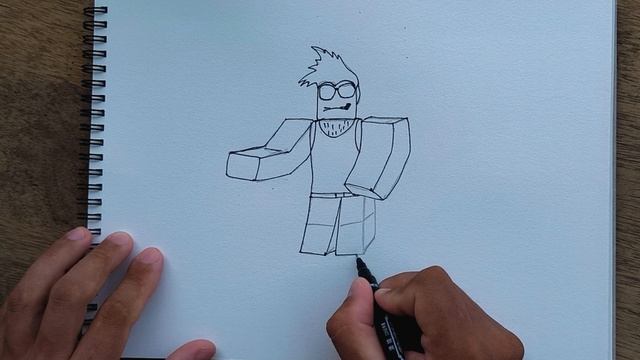 Рисунок. Персонаж из Роблокс смотреть онлайн