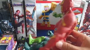 UNBOXING SUPERHERO AVENGERS TOYS, HULK, VENOMIZED HULK, SPIDER-MAN, HULK CARTOON, THANOS, IRON MAN