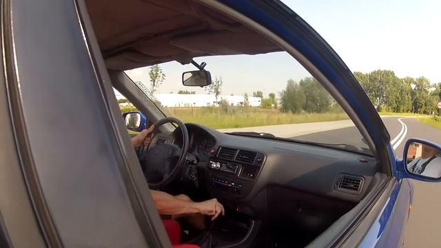 Honda Civic EJ6 B18C (200hp) acceleration смотреть онлайн