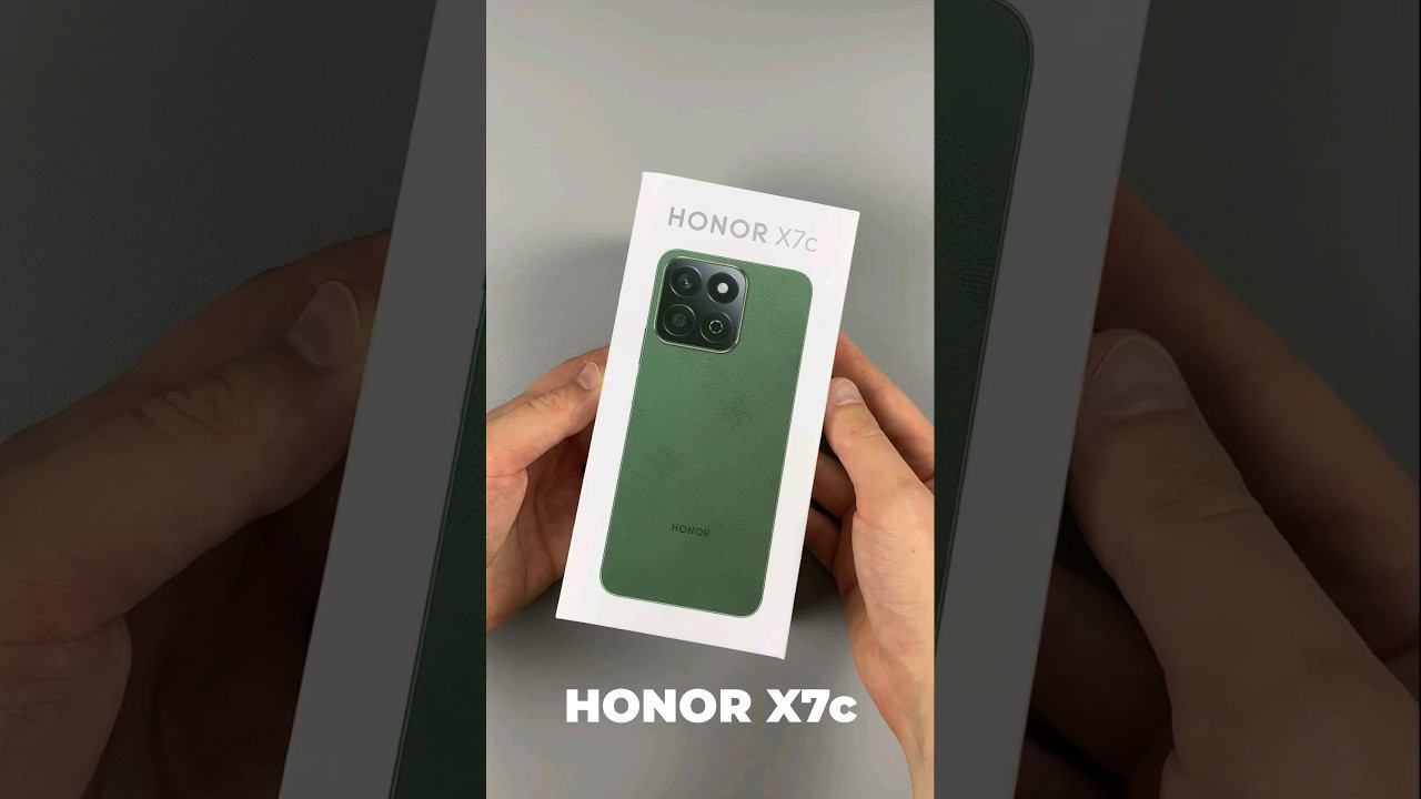Вскрываем упаковку HONOR X7c