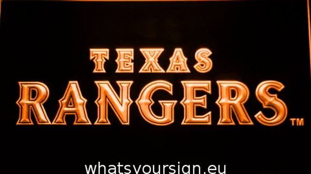 Texas Rangers Text LED Neon Sign смотреть онлайн
