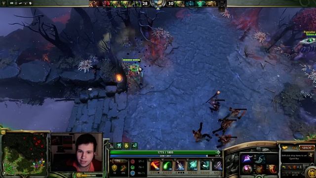 Dota 2 Mods | TURNING TRICKS OF THE TRADE INTO A DEATH-ZONE!! | Baumi plays Legends of Dota смотреть онлайн