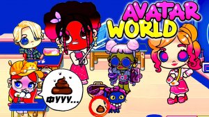 Avatar World. Аня РУГАЕТСЯ из-за КОТА в ШКОЛЕ 😡