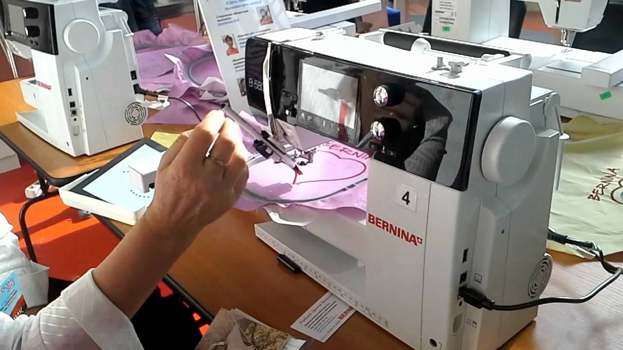 Дополнительные устройства к вышивальным машинам Bernina смотреть онлайн