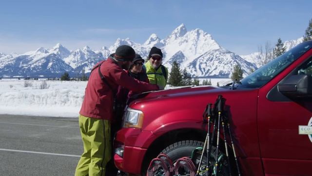 Winter Cross Country Skiing, Snowshoeing and Wildlife Tours in Grand Teton National Park Promo смотреть онлайн