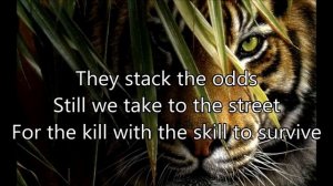Survivor – Eye Of The Tiger lyrics