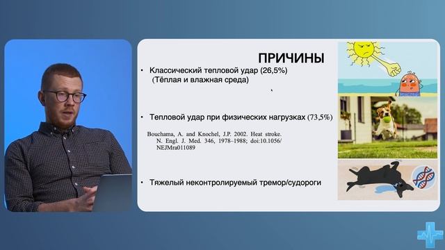 Тепловой удар у животных.