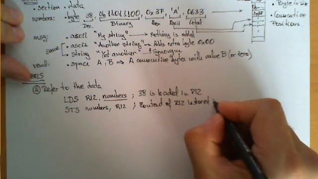 Data, Labels, Stack and Registers in an AVR Assembly Program смотреть онлайн