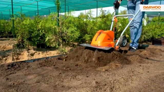 Электрический культиватор DAEWOO DAT 2200E лучший выбор для грядок, теплиц и цветников! смотреть онлайн