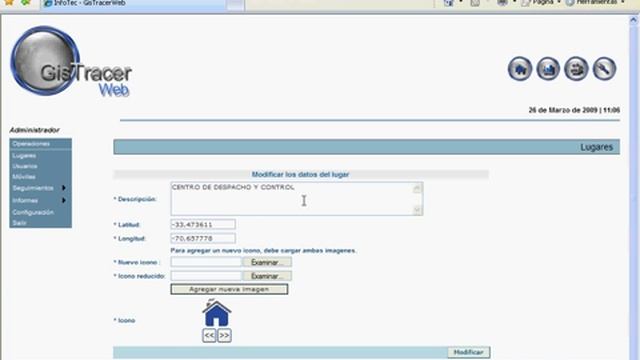 GISTRACERWEB - ABM de Lugares y localizaciones смотреть онлайн