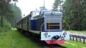 Ярославская ДЖД. ТУ7А-3349 с пассажирским поездом Яковлевская - Пионерская