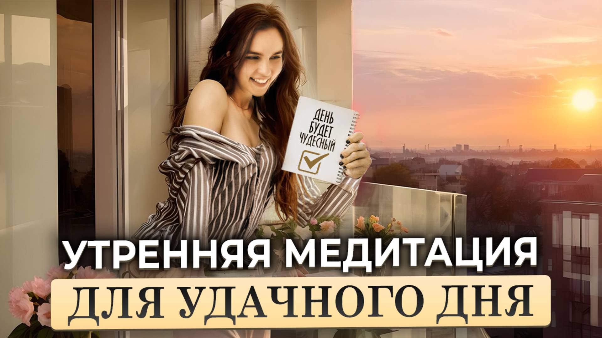 Утренняя медитация 5 минут | Благодарность и любовь | Аффирмации благодарности | Настрой на чудеса смотреть онлайн