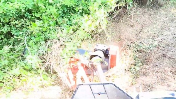 TMG Flail Mower Review cutting real stuff!