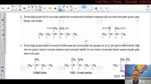 İKİTELLİ FİNAL DERS: KİMYA KONU: ORGANİK KİMYA HİDROKARBONLARDA İSİMLENDİRME 1 смотреть онлайн