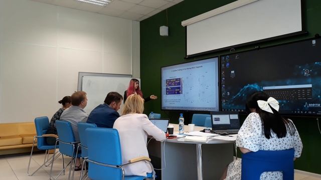 Lilian Ismail (Syria), defense of Master degree