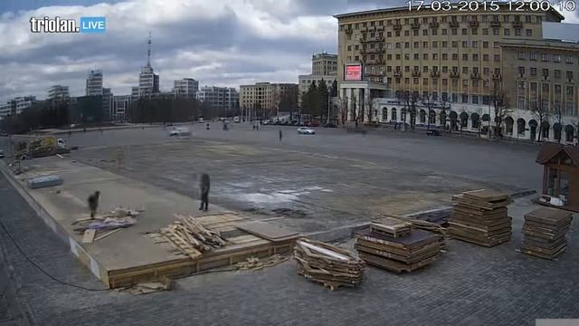 Triolan.Live - Харьков, площадь Свободы (17-03-2015) смотреть онлайн