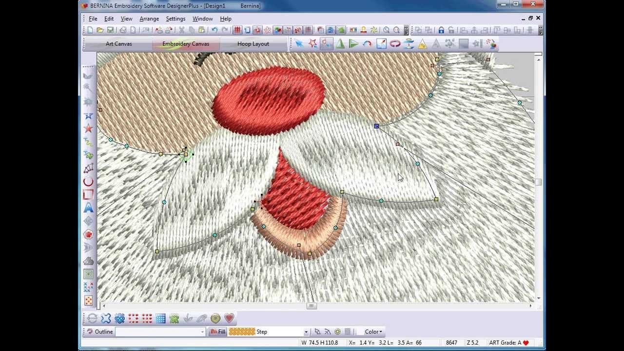 Уроки Bernina. Дизайн "Дед Мороз" Часть I смотреть онлайн