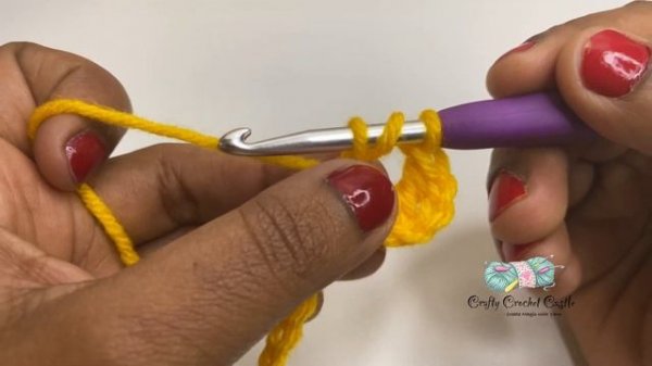 How to Crochet For Beginners - Treble/Triple Crochet- Tamil