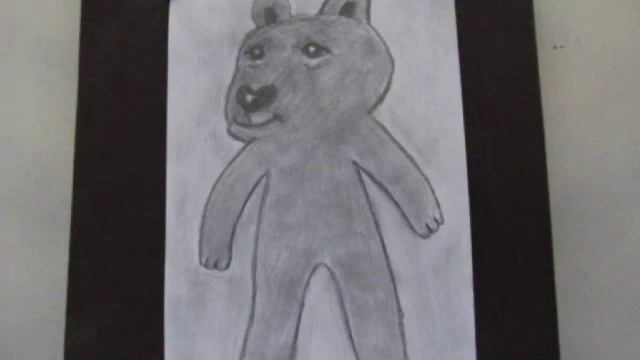 Мой рисунок в арт фейшн манере медведь и мои стихи . Блогер Ликвор. смотреть онлайн