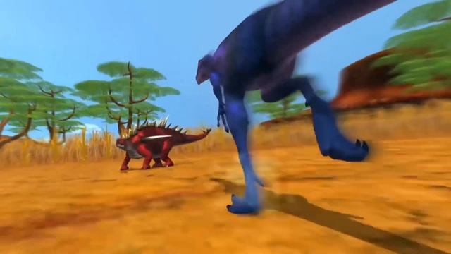 Dilophosaurus vs Gigantspinosaurus (If Dinosaurs Could Talk Version) смотреть онлайн