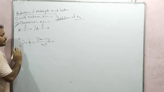 reduction of aldehyde and keton wolf kishner rxn and clemmenshin rxn #ncert #organic chemistry смотреть онлайн