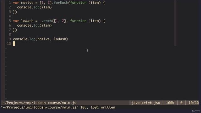 002 Each method in Lodash смотреть онлайн