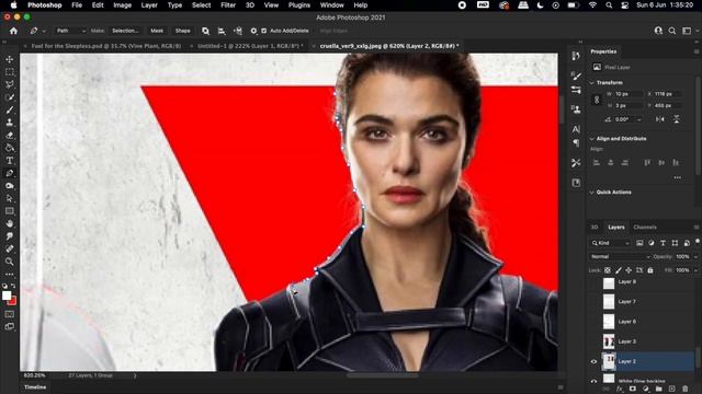 Black Widow Poster (Cruella Style) | Photoshop Mashup смотреть онлайн