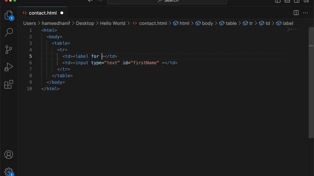 Label and Input | HTML/CSS смотреть онлайн