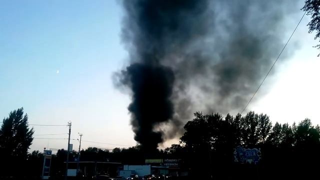 Пожар в Балаково 16.08.2018 смотреть онлайн