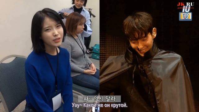 RUSSUB 2017.01.08 Встреча Хе Су и Ван Со IU TV ‘24 STEPS’ In Taiwan
