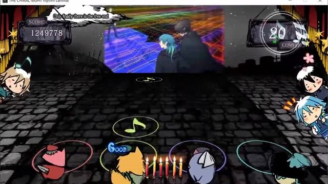 The CHiRAL NIGHT Rhythm Carnival gameplay final смотреть онлайн