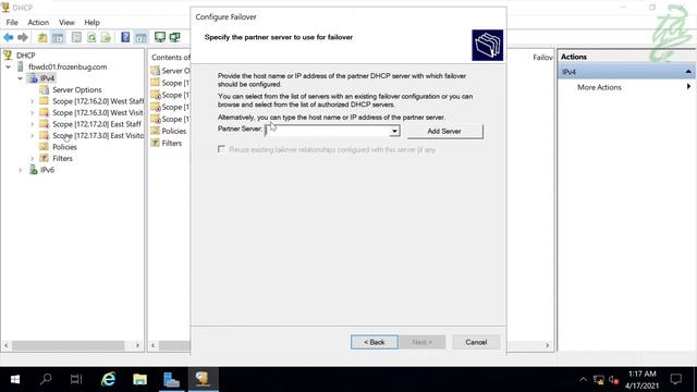 53 - Configure DHCP Failover смотреть онлайн