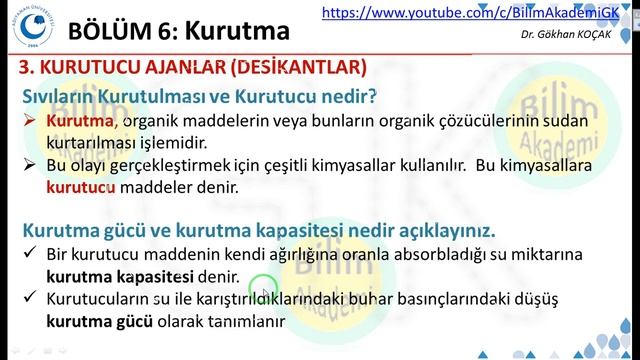 Kurutma İşlemi: Desikatör, Etüv, Sıvıların Kurutulması, Katıların Kurutulması, freeze dryer смотреть онлайн