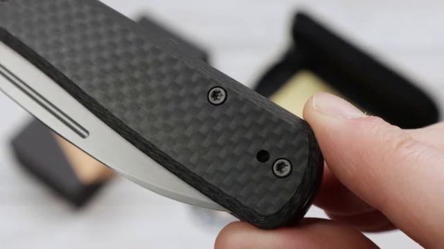Нож WE Knife Soothsayer, 20CV, Titanium/Carbon