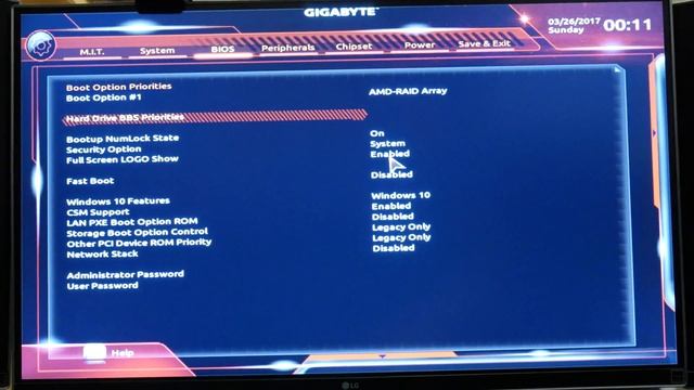 Gigabyte AB350 Gaming 3 AM4 Ryzen Bios Tour